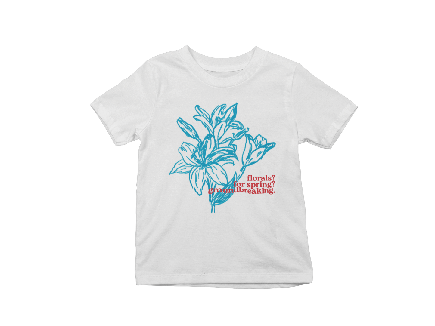 Florals? For spring? Baby Tee