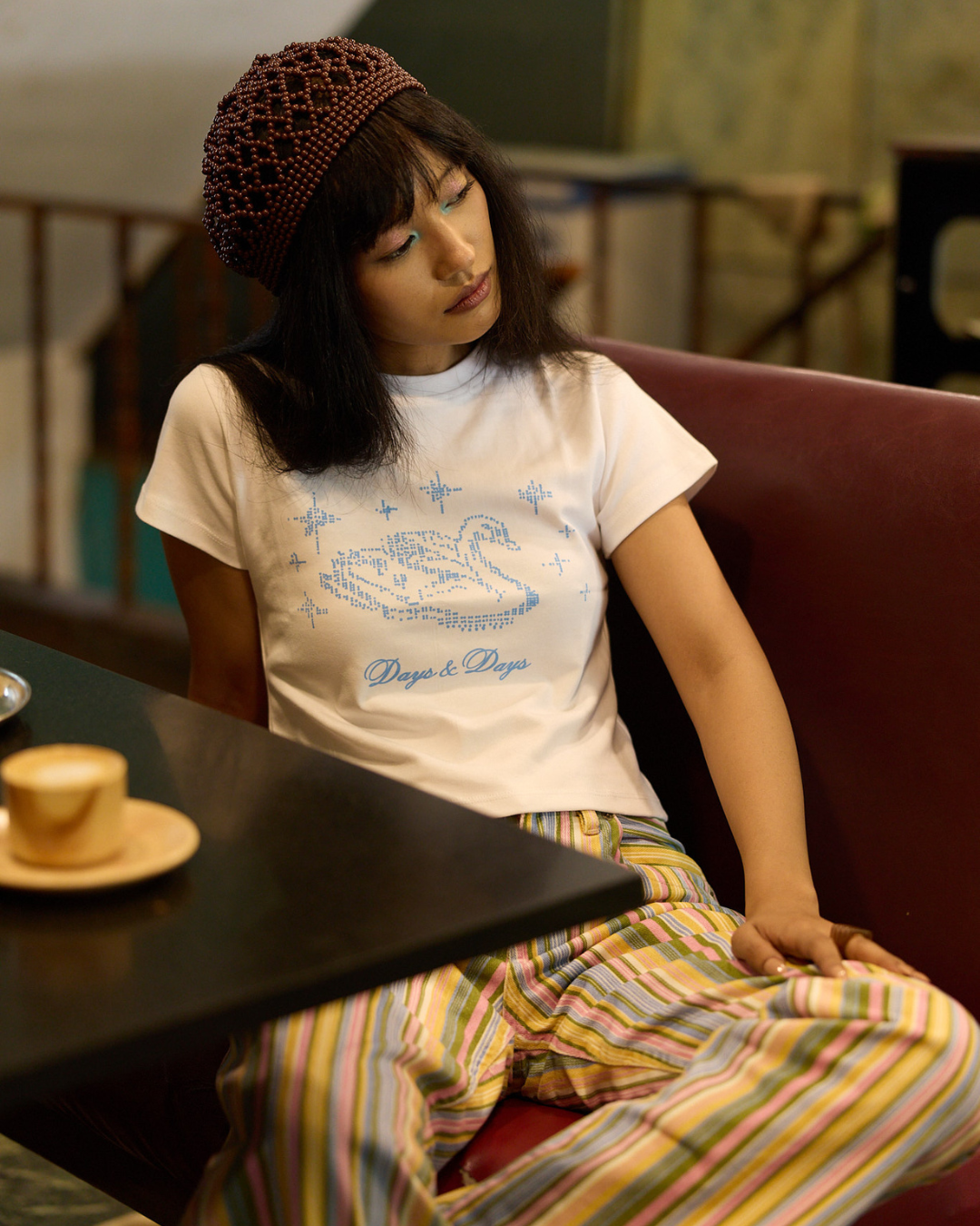 Dotted Swan Baby Tee