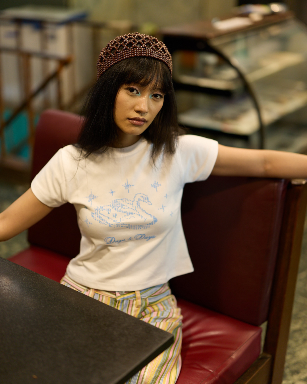 Dotted Swan Baby Tee