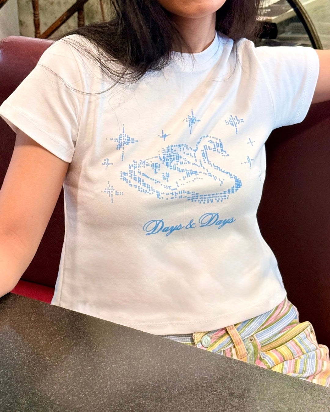 Dotted Swan Baby Tee