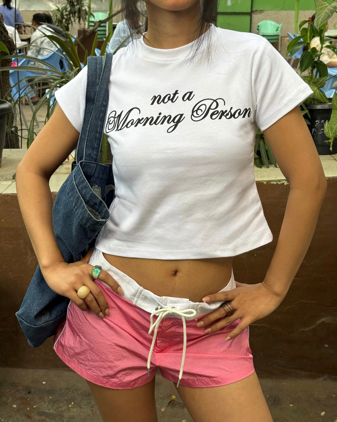 Not a morning person Baby Tee