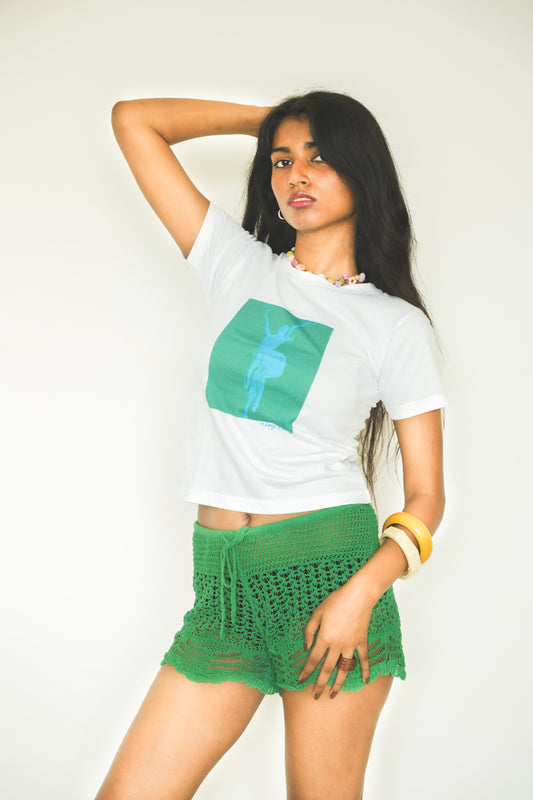 Green Ride Baby Tee