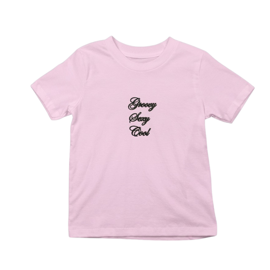 Groovy Sexy Cool Embroidered Baby Tee