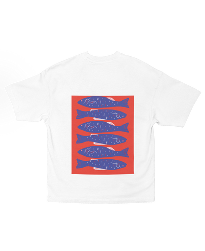 Fishies Oversized tee