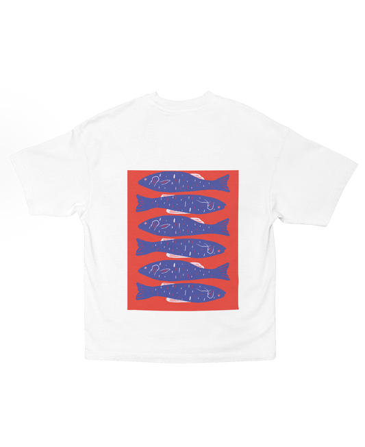 Fishies Oversized tee