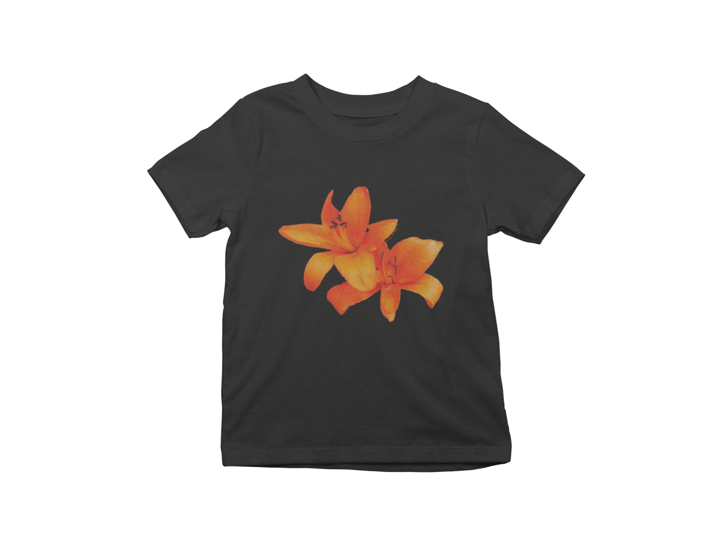 Orange Lillies Baby Tee