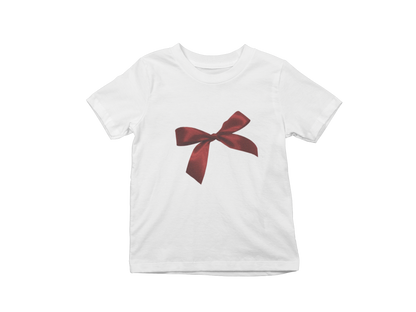 Red bow Baby tee