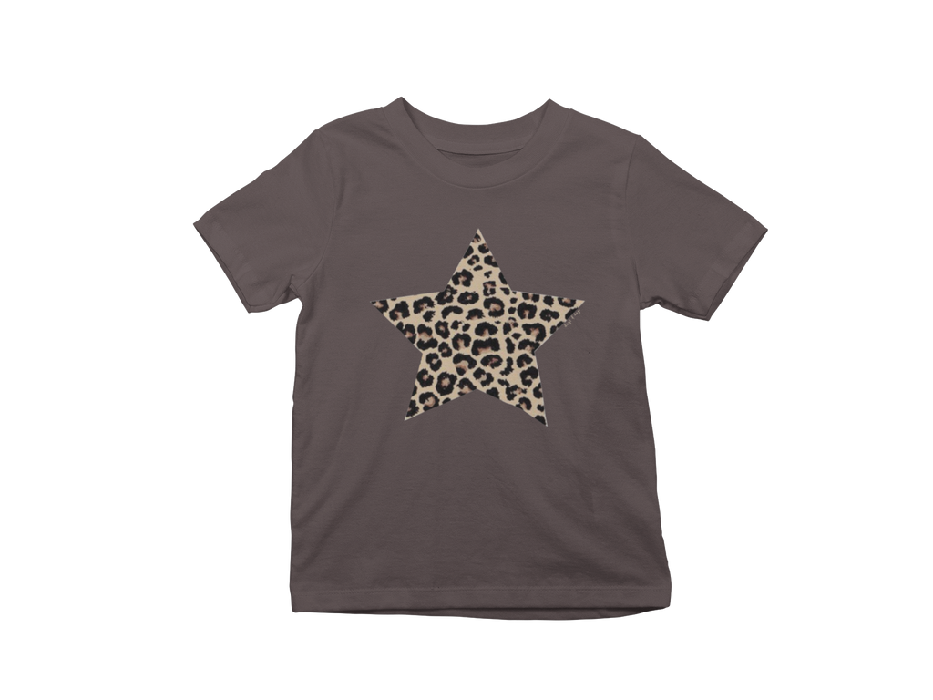 Cheetah Star Baby Tee