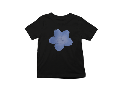 Blue flower Baby tee