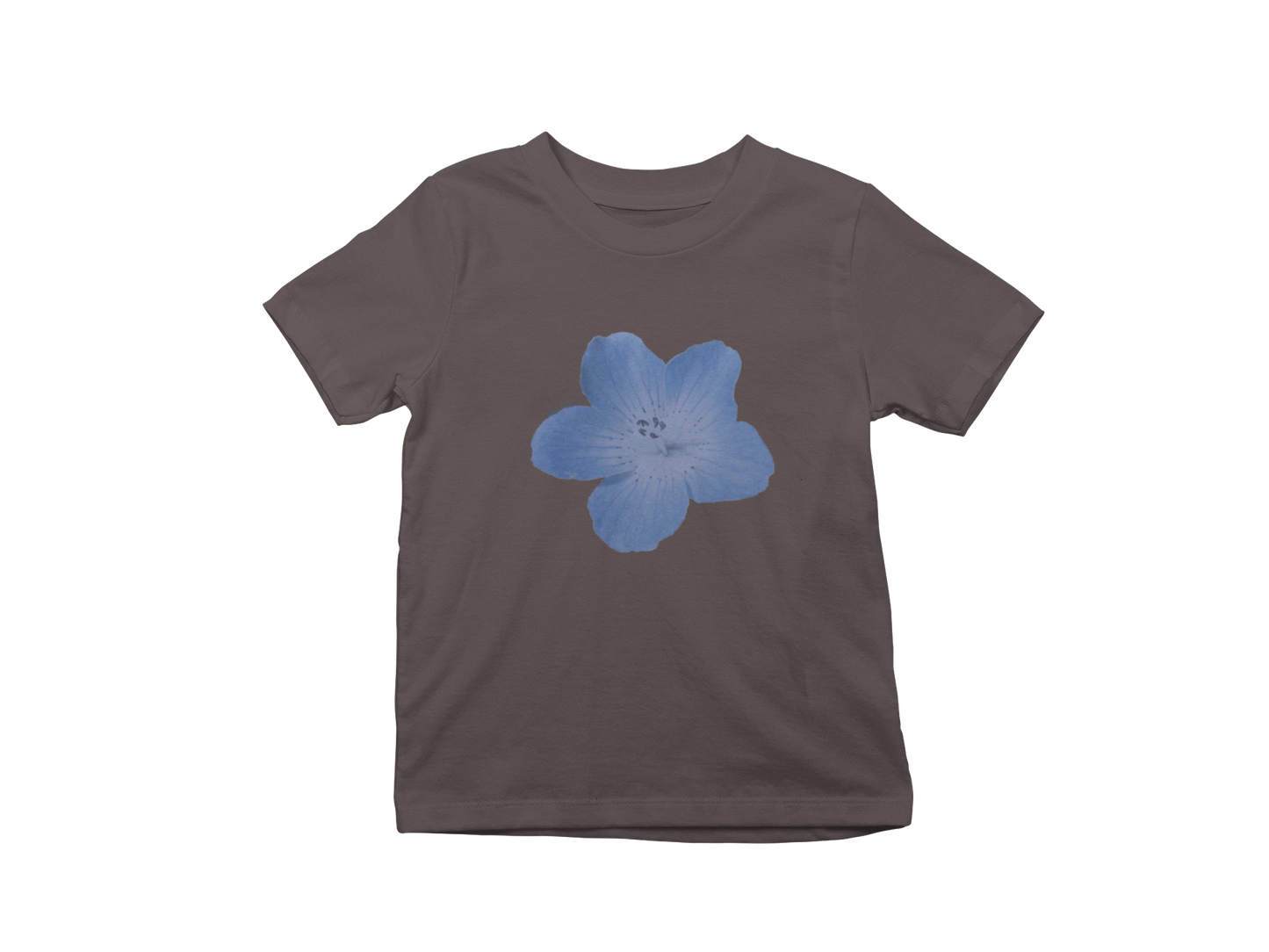 Blue flower Baby tee