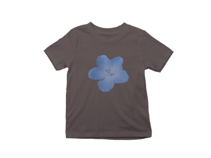 Blue flower Baby tee