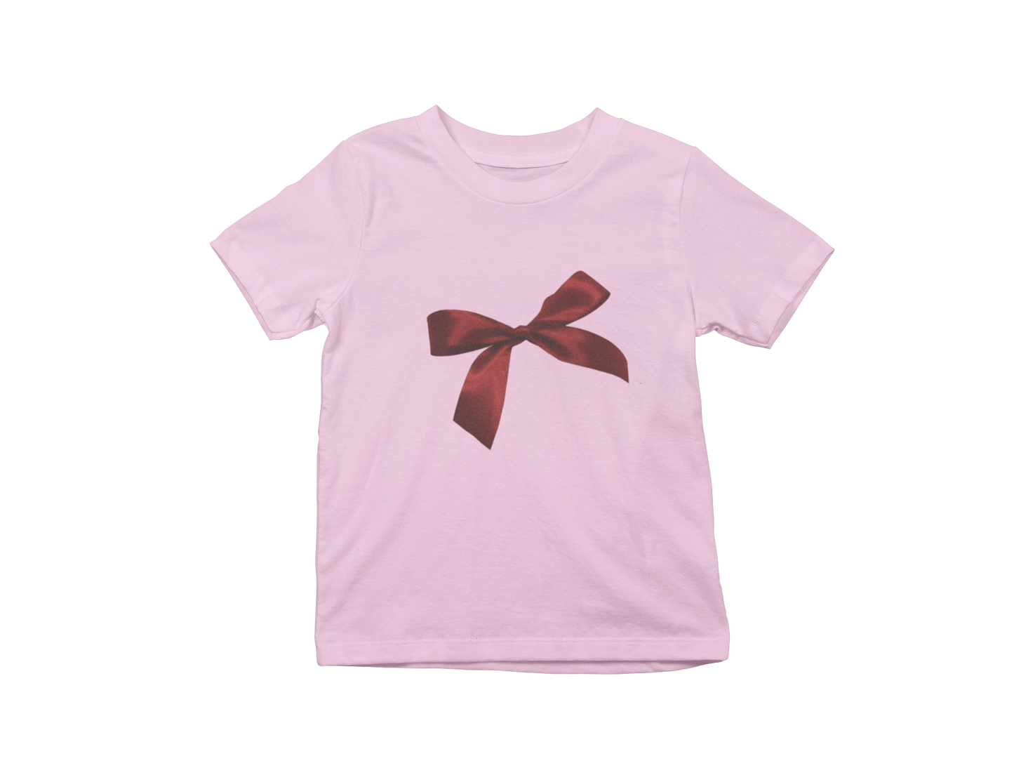 Red bow Baby tee