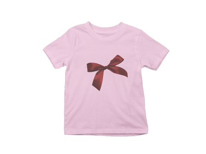 Red bow Baby tee