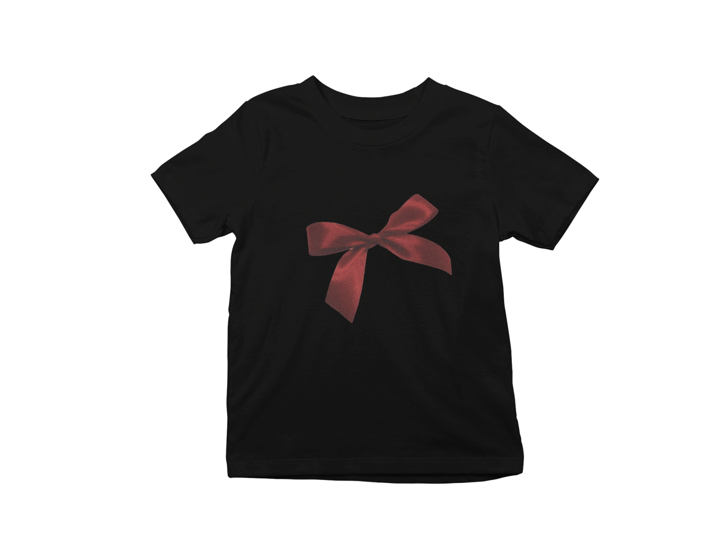 Red bow Baby tee