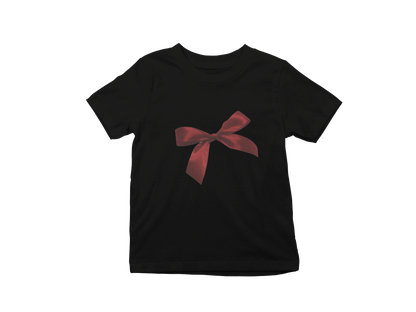 Red bow Baby tee