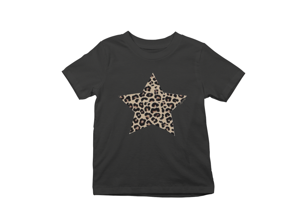 Cheetah Star Baby Tee