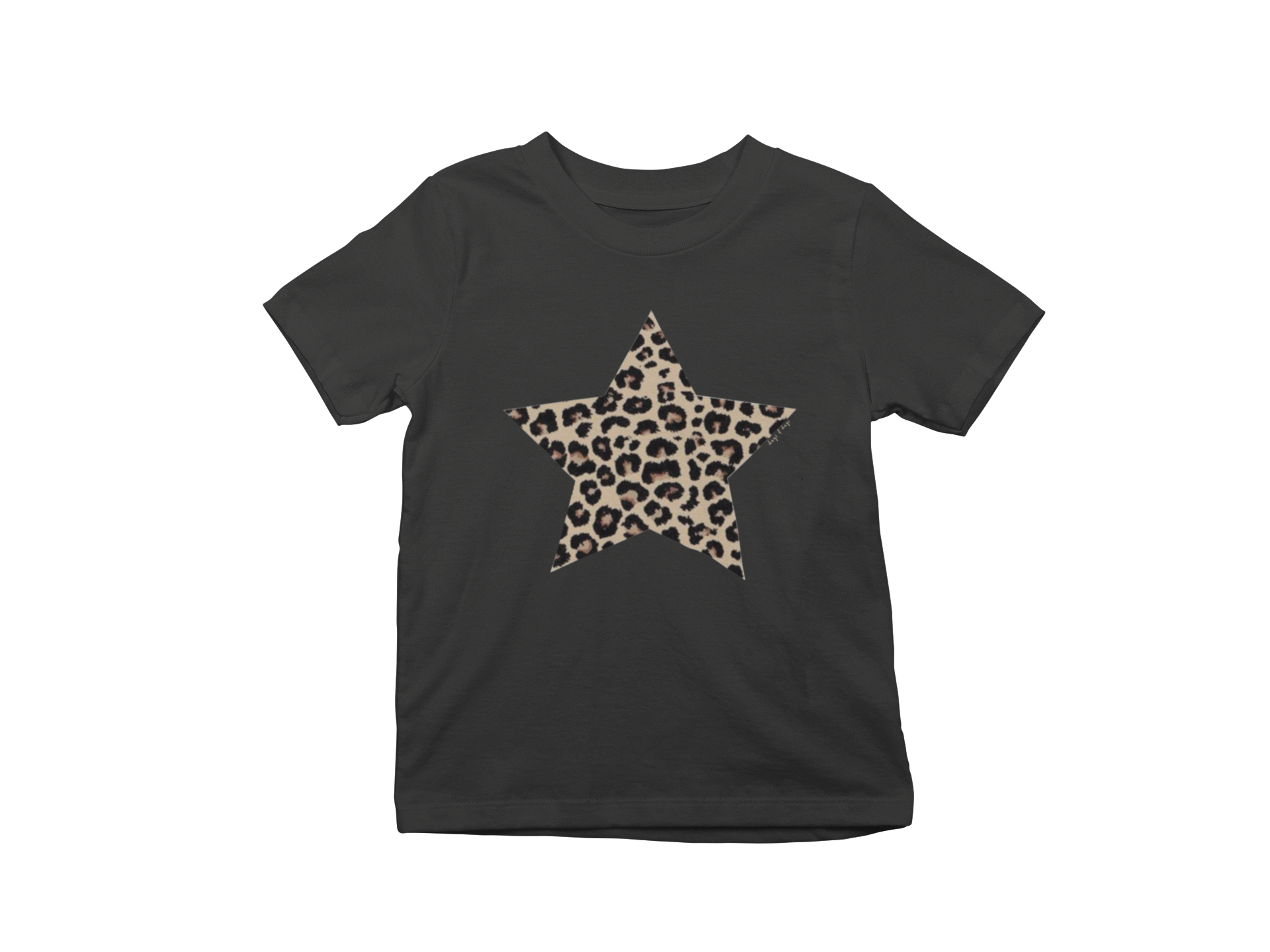 Cheetah Star Baby Tee