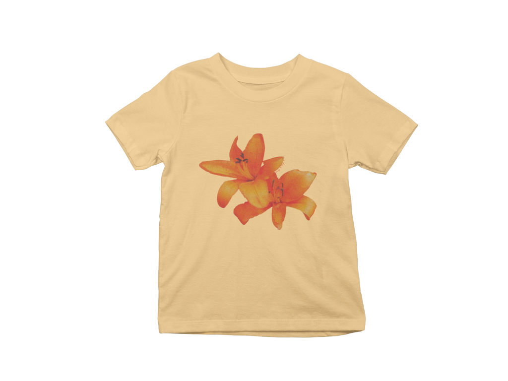 Orange Lillies Baby Tee