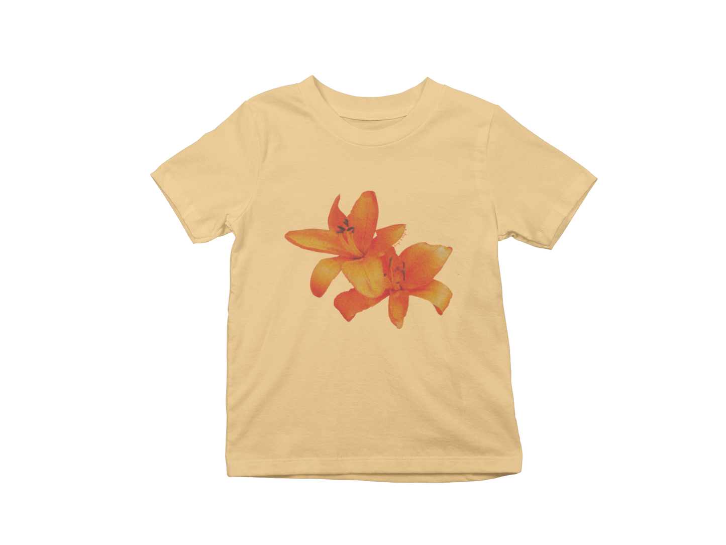 Orange Lillies Baby Tee