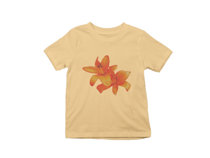 Orange Lillies Baby Tee