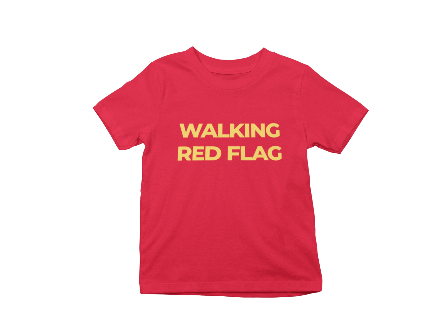 Walking Red Flag Baby Tee