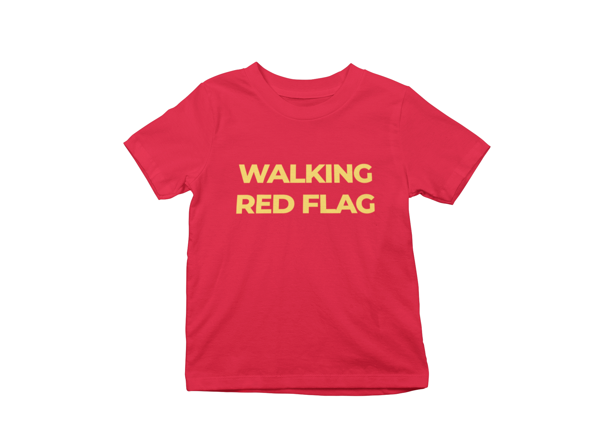 Walking Red Flag Baby Tee