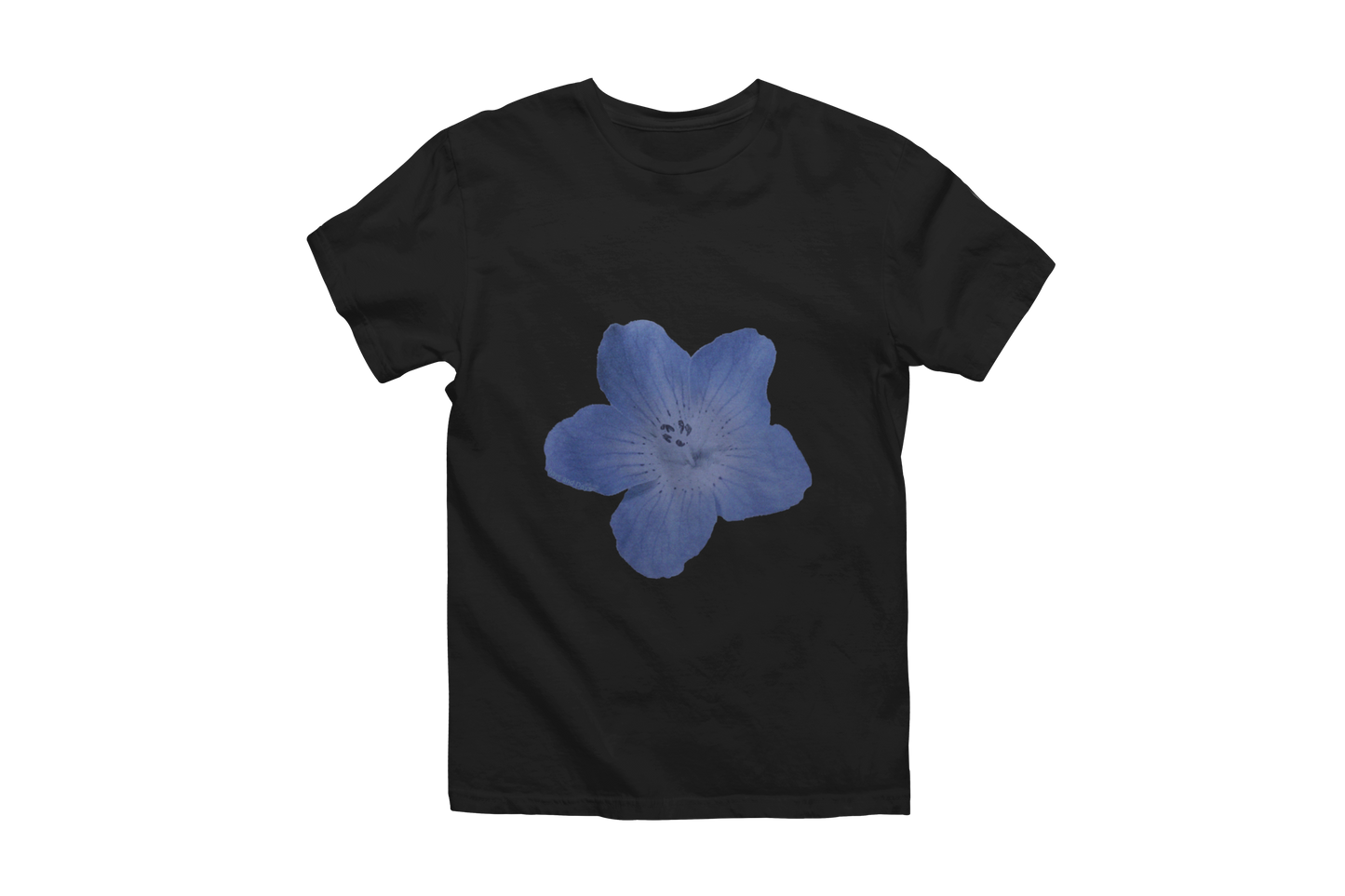 blue flower classic tee