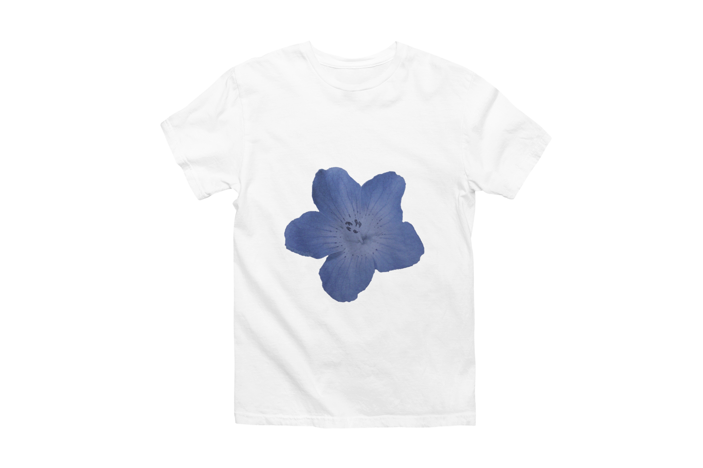 blue flower classic tee