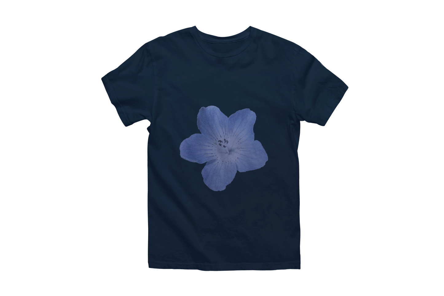 blue flower classic tee