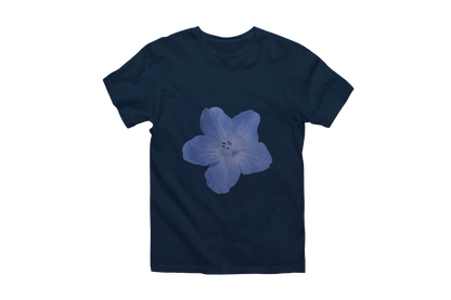 blue flower classic tee