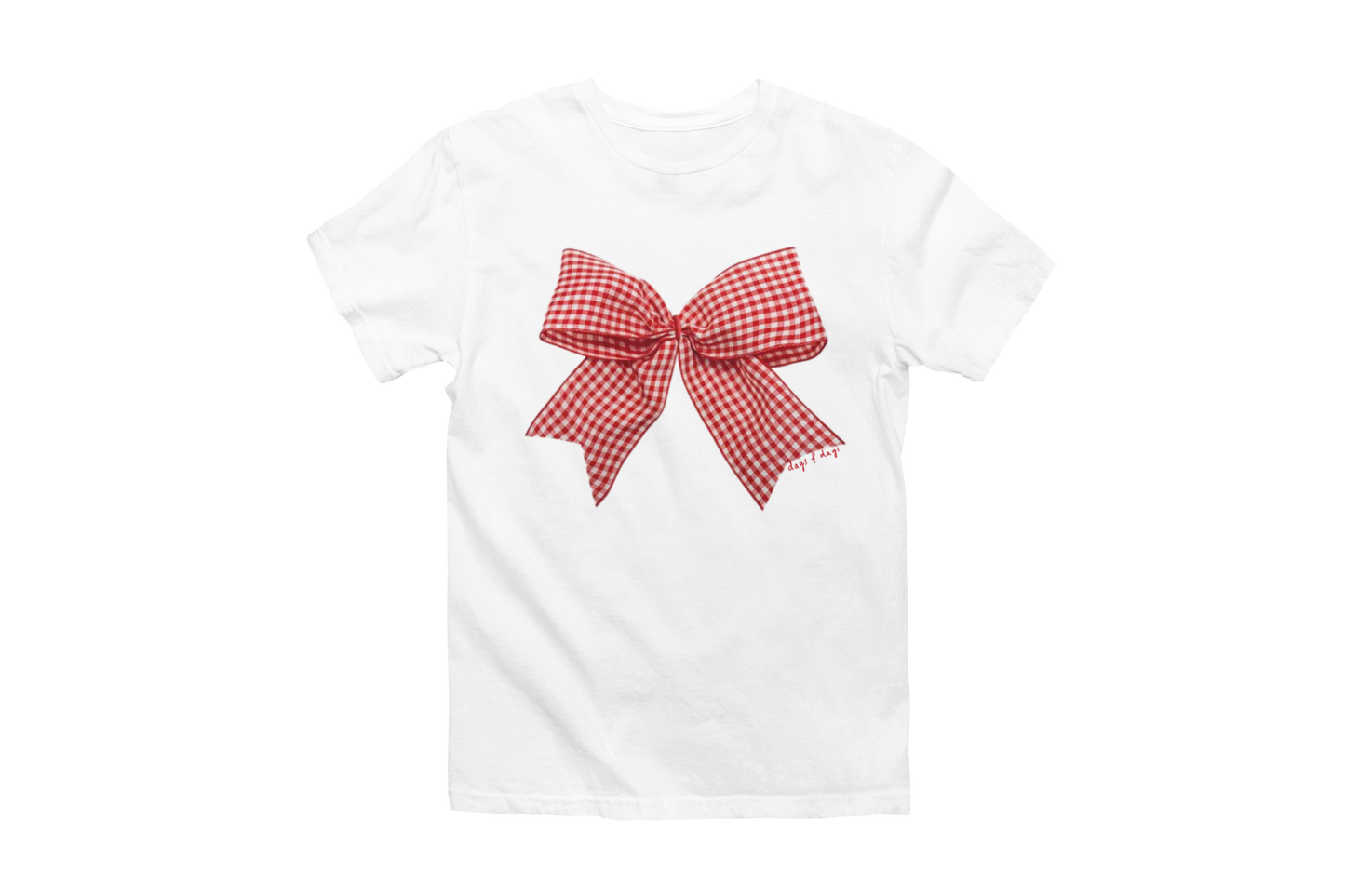 Gingham bow Classic Tee