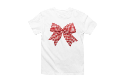 Gingham bow Classic Tee