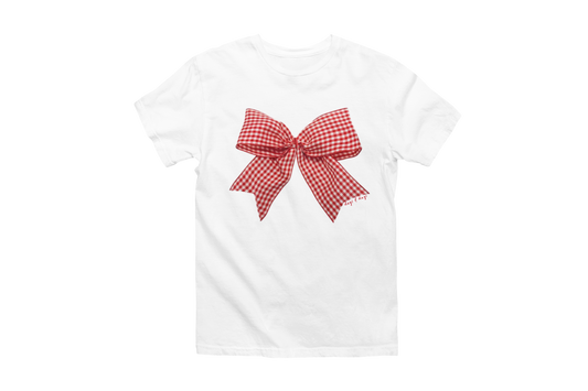 Gingham bow Classic Tee