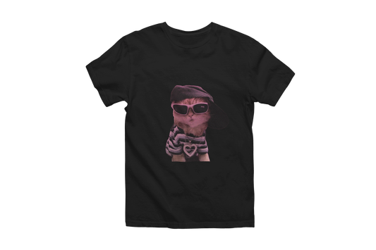 My Cat is cooler than yours Classic Tee- Black