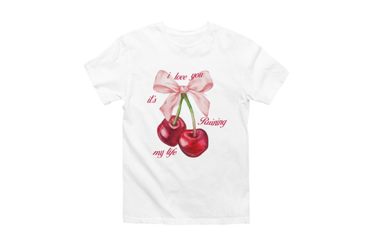 ILY Its ruining my life Classic Tee- White